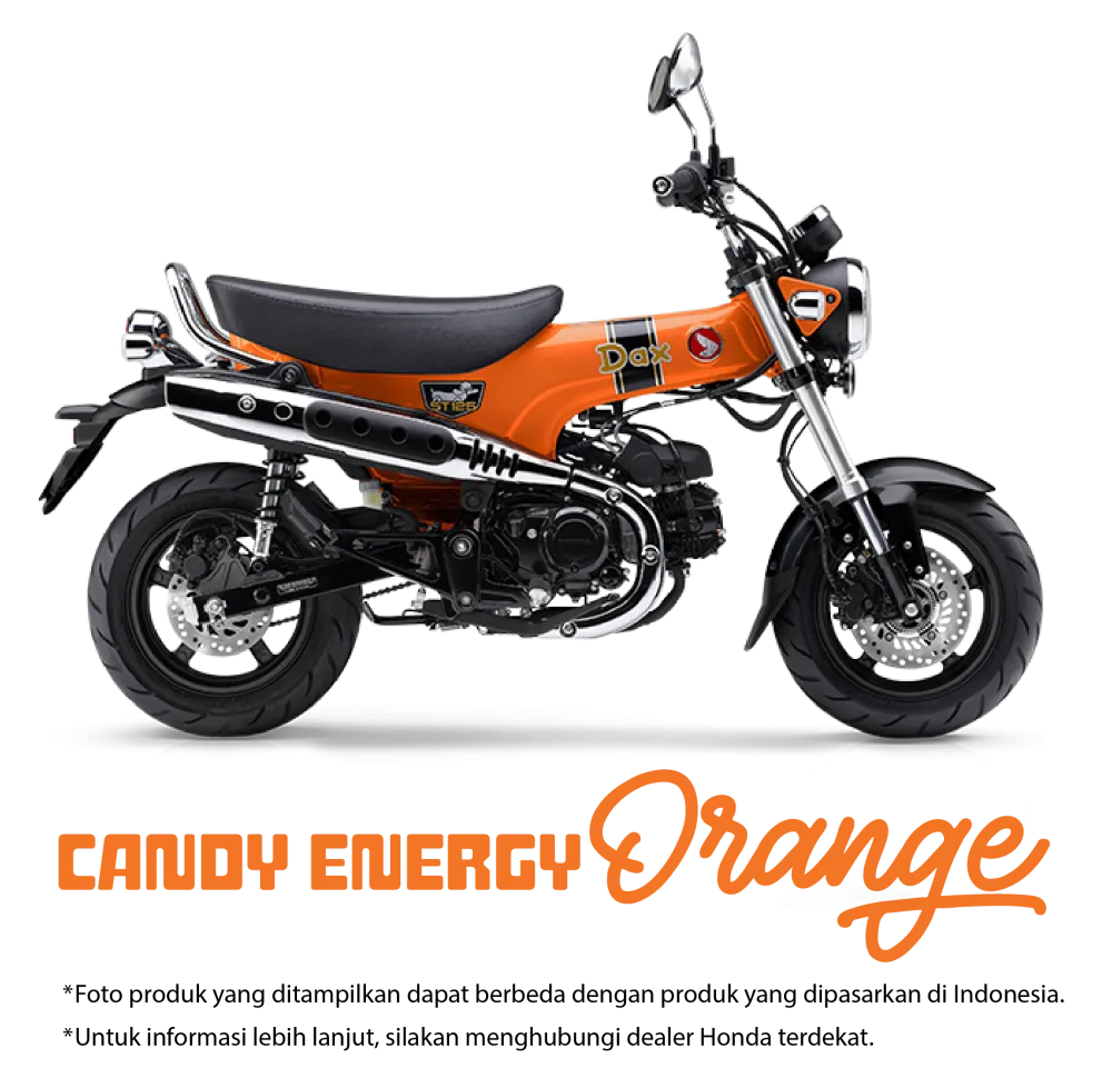 Honda ST125 Dax Candy Energy Orange