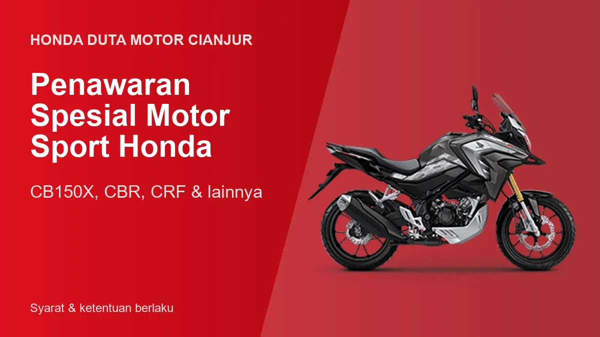 Penawaran Spesial Motor Sport Honda