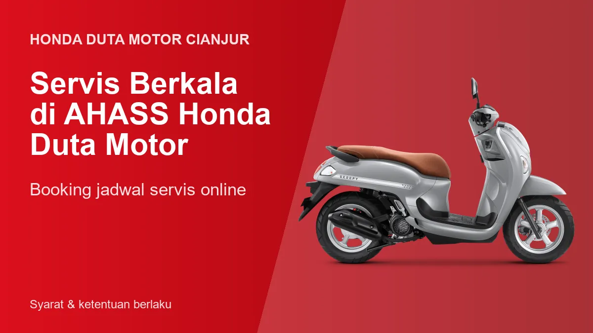 Servis Berkala di AHASS Honda Duta Motor